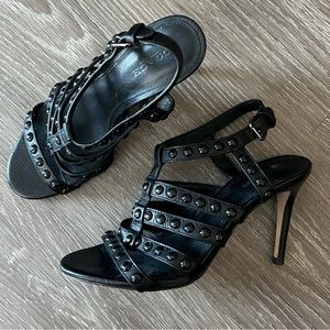 MK Michael Kors Jagger studded stiletto sandals- 6.5
